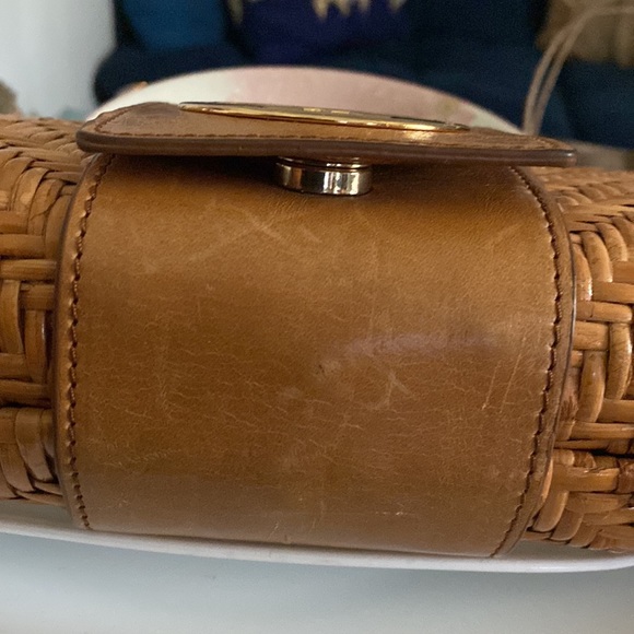 Tory Burch wicker clutch - Picture 3 of 5
